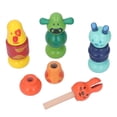 thumbnail image 4 of Juguete de actividad de construcción para niños pequeños, juguetes de tornillo para bebés, juguetes para bebés tempranos, juguete de actividades de construcción para bebés, Ultra sensible, 4 of 5