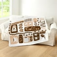 thumbnail image 5 of CafePress - Coffee_Pattern - Sherpa Fleece Throw Blanket 60" x 50", 5 of 5