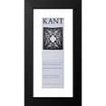 thumbnail image 2 of Jolijn van de Wouw 11x24 Black Modern Framed Museum Art Print Titled - Kant (1978), 2 of 5