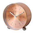 thumbnail image 3 of Reloj Despertador Sunnimix de concha de aluminio silencioso regalo Rose Golden, 3 of 8