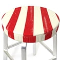 thumbnail image 5 of Salouo America Flags2 Pattern Bar Stool Cushion Cover, Round Crease-Resistant Stretchy Dustproof Stool Seat Slipcover for Bar Round Chair-12 inch, 5 of 6