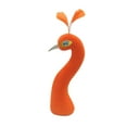 thumbnail image 1 of Adorno de cabeza de pavo real, suministros para arreglos florales, adornos decorativos naranja, 1 of 9