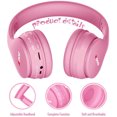 thumbnail image 3 of Cascos Midola Bluetooth inalámbricos/alámbricos con protección de ruido, límite de volumen y micrófono, 3 of 3