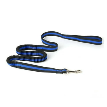 ITSELFER Hands Free Waist Pet Leash Elastic Dog Bungee Leash for Pets Running Hiking Jogging Waking (Blue）