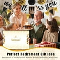 thumbnail image 2 of Retirement Party Decorations Retirement Banner The Legend Has Retired Sash Black Gold Happy Retirement Favors Farewell Party Supplies Set 2, 2 of 7