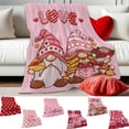 thumbnail image 5 of Nkmbld Valentine's Day Throw Blanket Red Pink Heart Fuzzy Blanket Romantic Love Heart Decorative Soft Cozy Flannel Blanket for Mom Couple Home Bed Sofa Couch Chair, 5 of 8