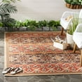 thumbnail image 3 of SAFAVIEH Veranda Moriah Southwestern Indoor/Outdoor Area Rug, 9' x 12', Red/Chocolate, 3 of 8