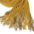 thumbnail image 3 of Señoras Chic Ahueca Hacia Fuera Borlas Bufanda Tejer Mallas Suave Amarillo Cálido Sunnimix Bufanda de mujer, 3 of 8