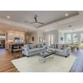 thumbnail image 4 of Pastel Shaggy White 8 ft. x 10 ft. Area Rug, 4 of 6