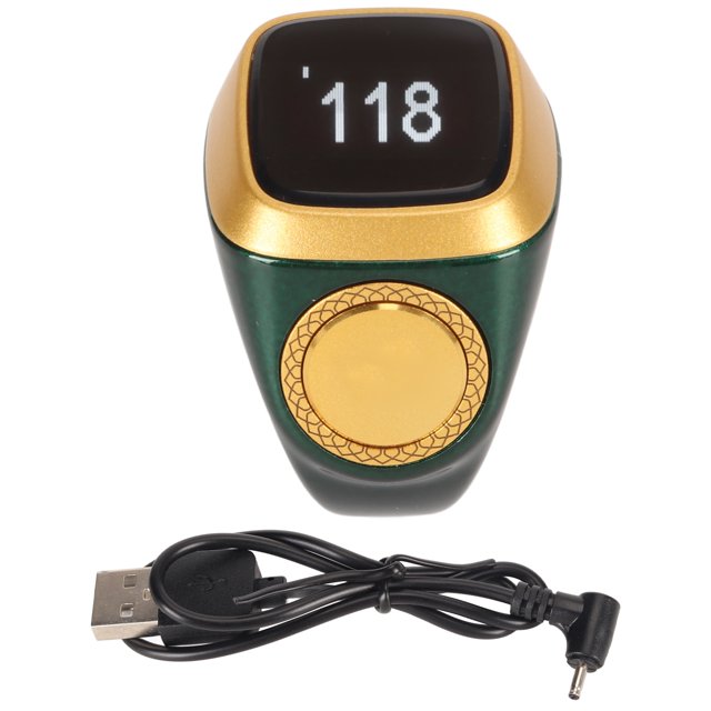 <p>Smart Counter , Long Standby Digital Counter Finger 0.49in Screen Portable Lightweight High Sensitivity 18mm Vibration Reminder For IQibla Application</p>