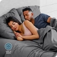 thumbnail image 2 of Juego de Fundas de Almohada de Franela Bare Home 100% Algodón Doble Cepillado Estándar 2 Gris, 2 of 5