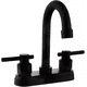 thumbnail image 1 of Mezcladora para Lavabo Maxims Negro Mate Modelo 4007N Grifo de Baño con Doble Comando Cierre a Compresión Alta Calidad Diseño Moderno con Mango Ergonómico Cilíndrico, 1 of 6