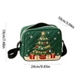 thumbnail image 3 of Antqov Christmas Purse for Women, Lightweight Christmas Patterns Crossbody Bag Small Holiday Crossbody Purse for Party Holiday Travel Decor Gifts, 3 of 7
