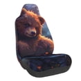 thumbnail image 1 of Balery Lazy Stone Bear Funda de Asiento para Auto con Diseño - Cubierta Frontal Suave y Transpirable con Protector Antideslizante- 1 Unidad, 1 of 5