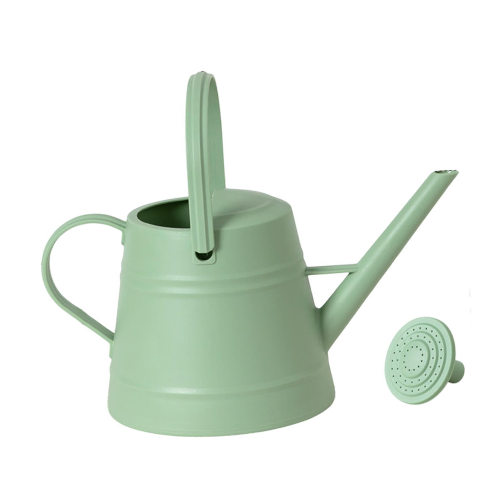 figatia Long Spout Water Can Flower Watering Can Enlarged Water Inject Port Gardening Tool Plant Watering Device for Household Garden Green