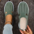 thumbnail image 6 of Ladies Breathable Mesh Soft Sole Closed Toe Orthopedic Shoes for Women Summer Fashionable Versatile Casual Trendy Shoes Green 8.5 [EU-41], 6 of 6