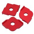thumbnail image 4 of Modèle de Routeur de Gabarit de Rayon, Marqueur de Rayon 3PCS en Alliage d'Aluminium Rayon Coin Modèle CNC Gravure Informatique pour Planche, 4 of 8