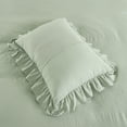 thumbnail image 7 of Twin Ruffled Duvet Cover, 2 Pcs (1 Duvet Cover, 1 Pillowcases), Soft Washed Microfiber, Country Duvet Cover Set, Breathable Duvet Cover Set, 7 of 7