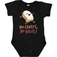 thumbnail image 3 of Inktastic No Crusts, No Rules- silly PB&J sandwich on the loose Boys or Girls Baby Bodysuit, 3 of 5