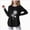 Purple, variant on Long Sleeve Shirts Kids Curve Hem Side Slit Soft Tunic Tops Girls Fashion T Shirts 5 14 Years(#7,7-8 Years)