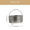 thumbnail image 3 of Multi-use Vegetable Steamer Stainless Steel Steaming Basket For Vegetable Dumpling, 3 of 5