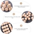 thumbnail image 5 of 100pcs Wooden Six-sided Blank Dices Square Blocks For Puzzle Game DIY Craft, 5 of 5