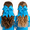 Aqua, variant on 2-Pack Cheer Bow with Alligator Clip, 7 x 7.5 in Grosgrain Ribbon Hair Bow for Girls, Red