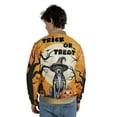 thumbnail image 5 of Trick or Treat Pitbull Needs Candy Happy Halloween Night All Over Print 3D Baseball Jacket Terrier Dog Lover Bomber Jacket Softball - 02020, 5 of 6