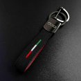 thumbnail image 2 of Fiat 500 Abarth Premium Metal Keyring Ring Key Fob Holder, 2 of 2