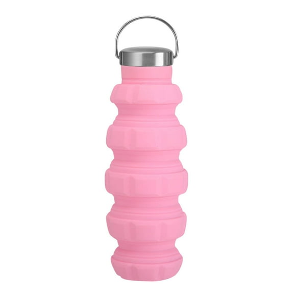 EUDIDV Collapsible Silicone Cup Water Bottles, 500ml Portable Foldable Expandable Water Bottle Sports Cups, Leak Proof And Reusable, For Outdoor Activities Travel Travel Silicone Cup
