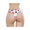 thumbnail image 2 of mememe SFF-21 Thong Comfortable Panties with Impressive Prints - Summer Fruits - Fresh Berries - Small, 2 of 5