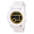 thumbnail image 1 of Nixon Men's A4901035 The Unit 40 Grey Digital Dial White Rubber Strap Chronograph Alarm Watch, 1 of 1