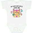 thumbnail image 3 of Inktastic My Aunt and Uncle Love Me with Cute Kitten and Flowers Boys or Girls Baby Bodysuit, 3 of 5