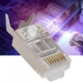 thumbnail image 4 of 10 Conectores de Servidor de Red de Comunicación Blindados RJ45 8P8C CAT7 30GIP Bling Bling, 4 of 9