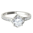thumbnail image 3 of Aonejewelry 0.50 Ct. Ctw Engagement Wedding Diamond Ring In 14K Solid White Gold, 3 of 4
