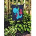 thumbnail image 2 of SIDONKU Green Funny Cool Dinosaur Character Monster Mascot Fun Cute Garden Flag Decorative Flag House Banner 12x18 inch, 2 of 2