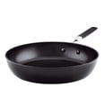 thumbnail image 1 of Sartén KitchenAid, dura, anodizada, antiadherente, 31 cm, color negro ónice, 1 of 9