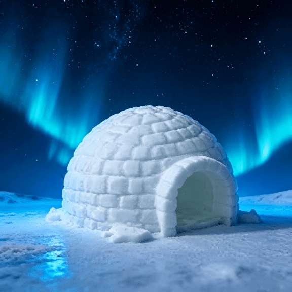 LQSEO Miniature Snow Igloo Model for Christmas Village,Realistic Ice House Figurine,Desktop Winter Diorama