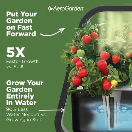 AeroGarden - Sprout - Easy Setup - Healthy cooking garden kit – 3 Gourmet Herb Pods included - White