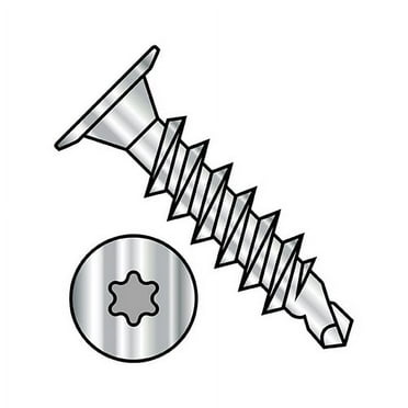 10-16X1 1/2 6 Lobe Wafer Head Full Thread Self Drilling Screw 18 8 Stainless Steel (Pack Qty 500) BC-1024KWTF188