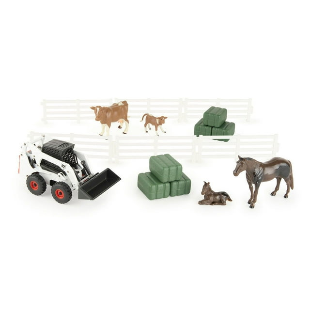 Ensemble d'Animaux à Glissière 1:32 Bobcat