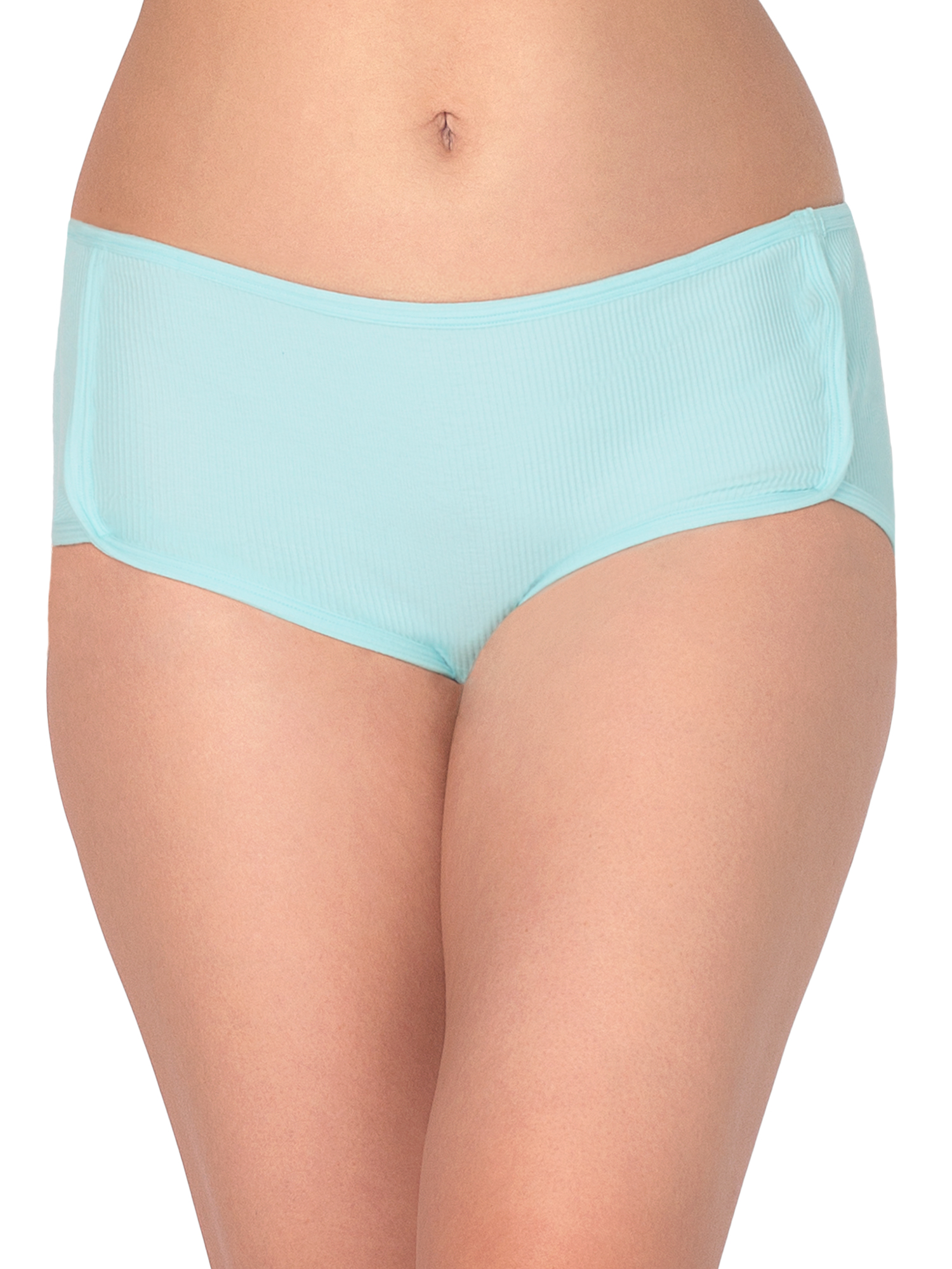 No Boundries Ribbed Printed Everyday Boy Shorts Panty (Junior's or Women's), 4 Pack - image 3 of 9