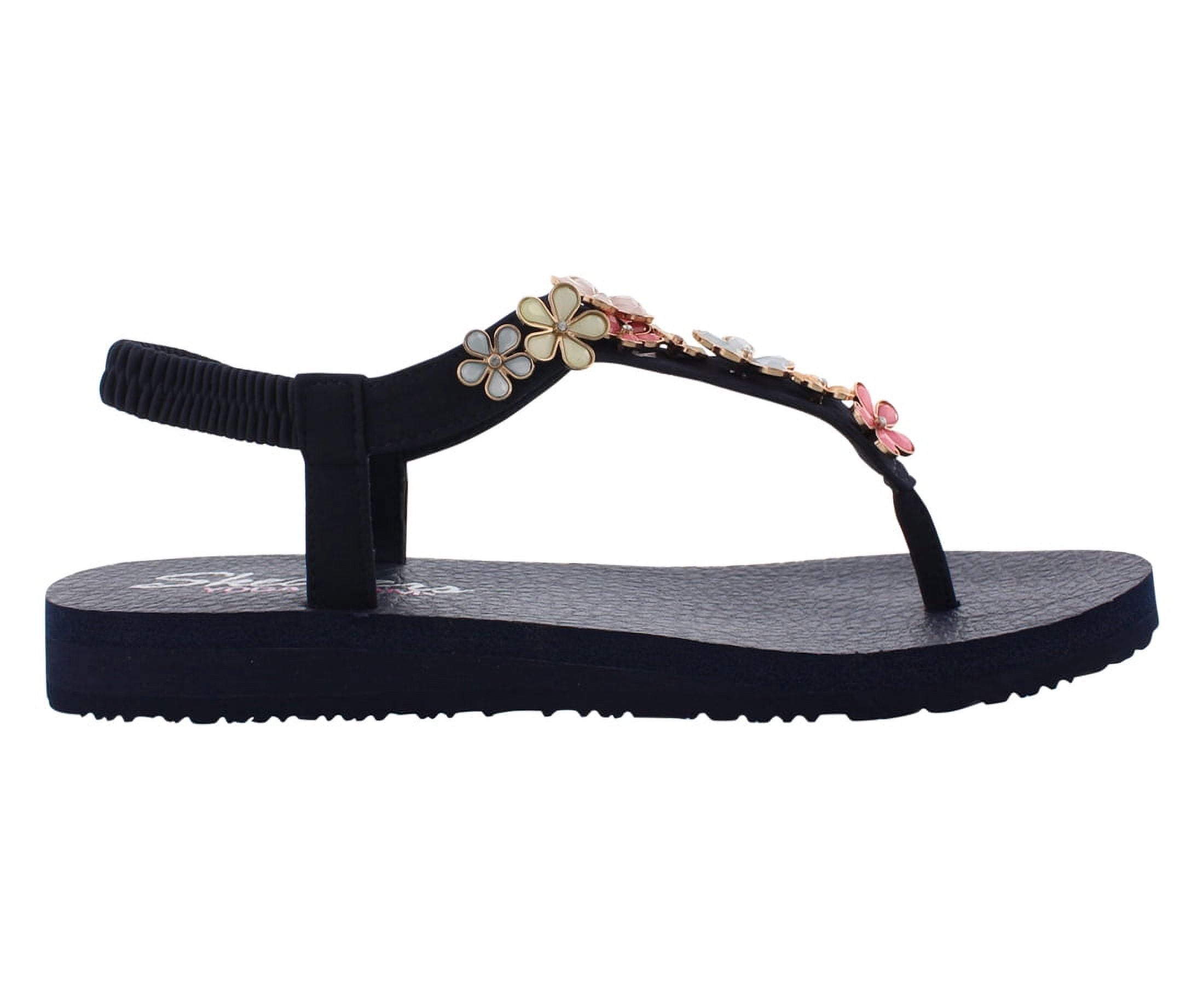 Buy Skechers Black Meditation Dancing Daisy Womens Sandals from Next USA