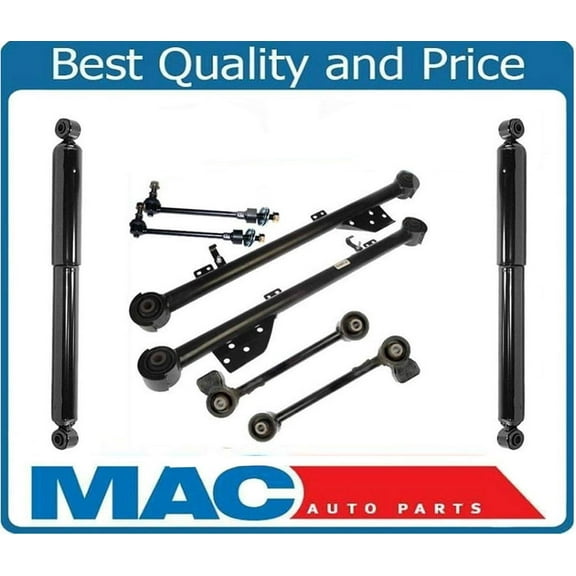 Fits 2001-2004 Nissan Pathfinder Rear Upper Lower Trailing Arm Links & Shocks