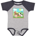 thumbnail image 3 of Inktastic Farm Animals with Cow, Chick and Pig Boys or Girls Baby Bodysuit, 3 of 5