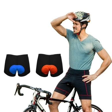 Joywa Extra Thickness Sponge Cushion Bicycle Underwear Cycling Men ...