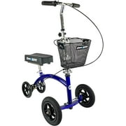 KneeRover Hybrid Knee Walker - All New Featuring KneeCycle Knee Scooter with All Terrain Front Axle Upgrade