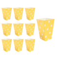 thumbnail image 1 of Vajilla Desechable Gloria Cajas de Palomitas de Maíz Puntos Amarillos 10x, 1 of 4