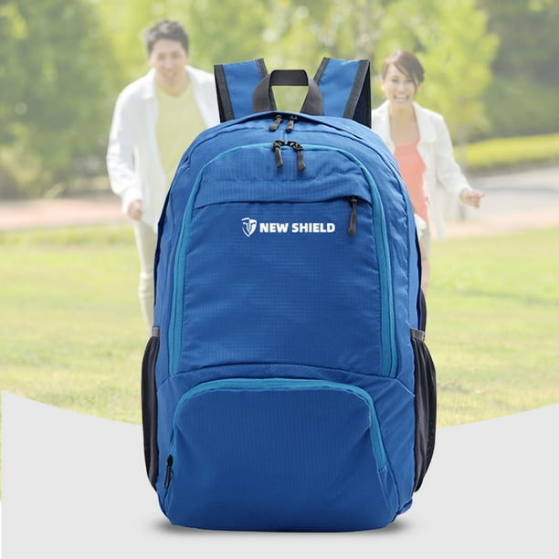 Mochila plegable de senderismo de 20 l | Mochila impermeable y plegable para viajes, escuela y actividades al aire libre | Equipaje de mano ligero y compacto para hombres y mujeres