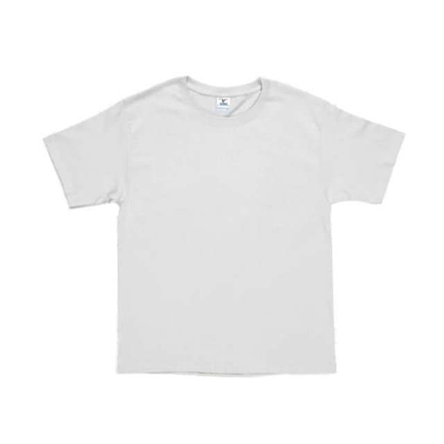 Playera Yazbek Cuello Redondo Niño 100% Algodón Blanco - L Yazbek Cuello Redondo